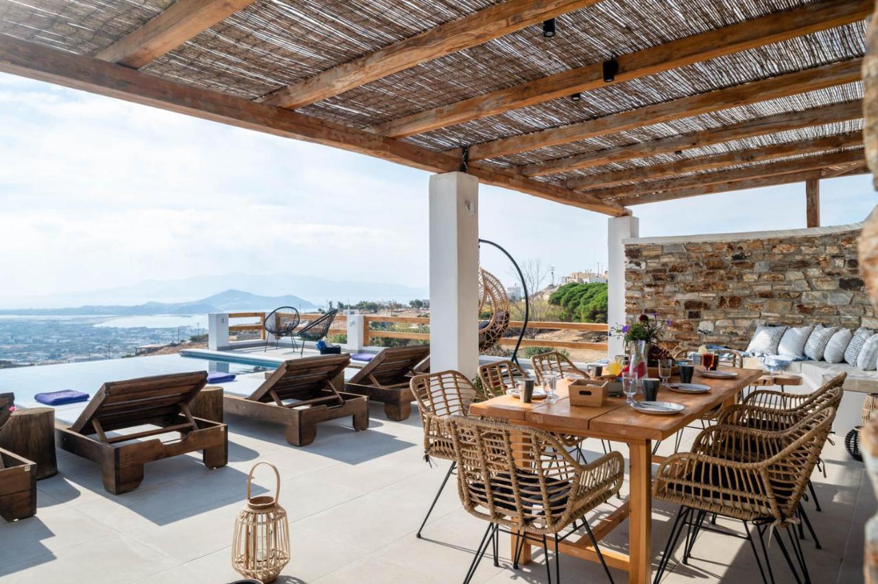Naxos Skyline Deluxe Villas Agkidia Exterior photo