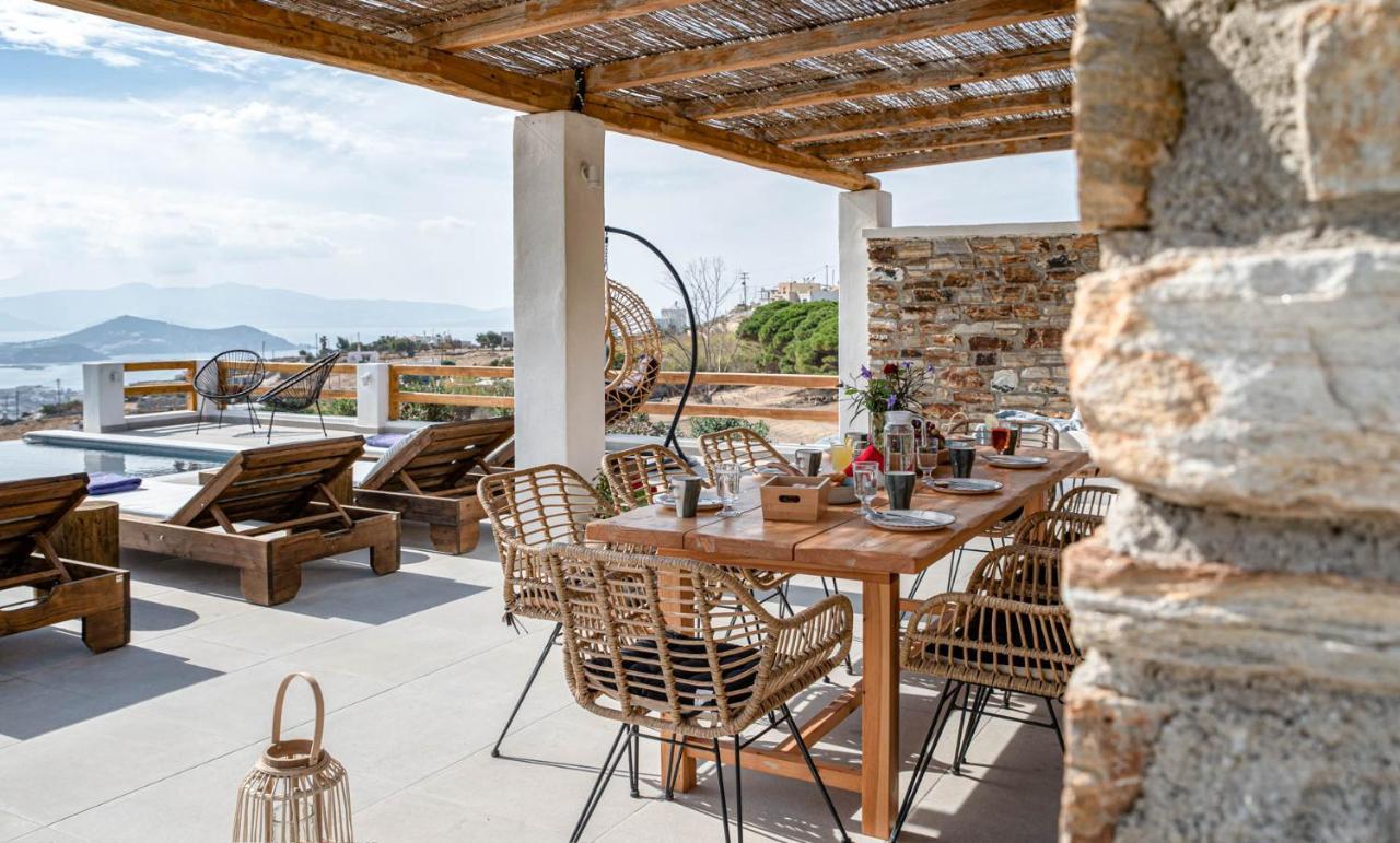 Naxos Skyline Deluxe Villas Agkidia Exterior photo